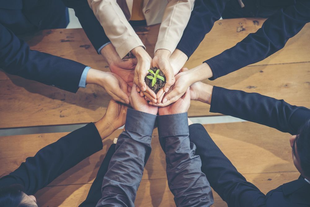 Group supporting one another