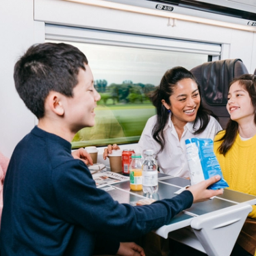 Train - On board - Family