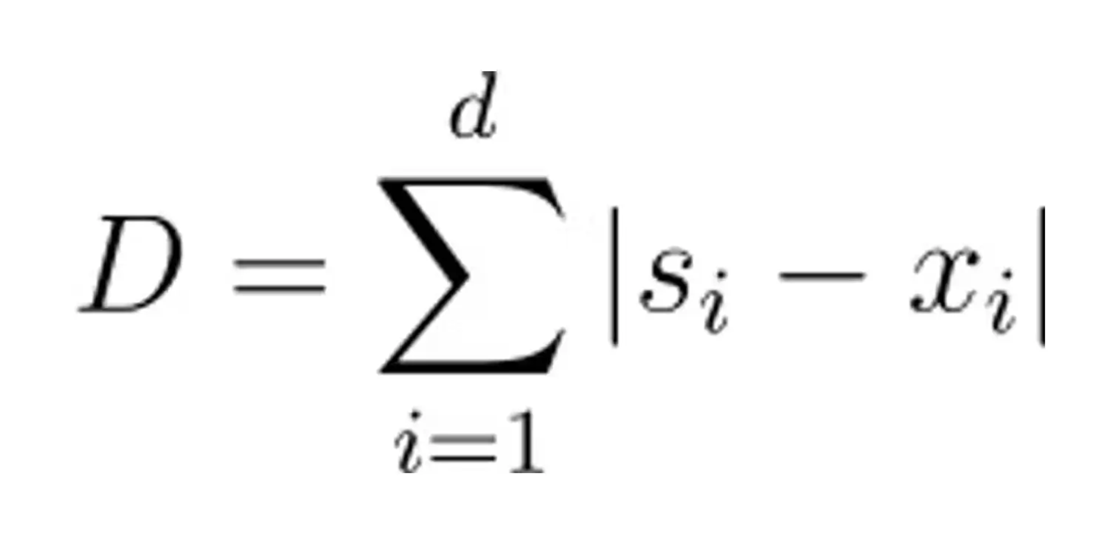 Manhattan Distance