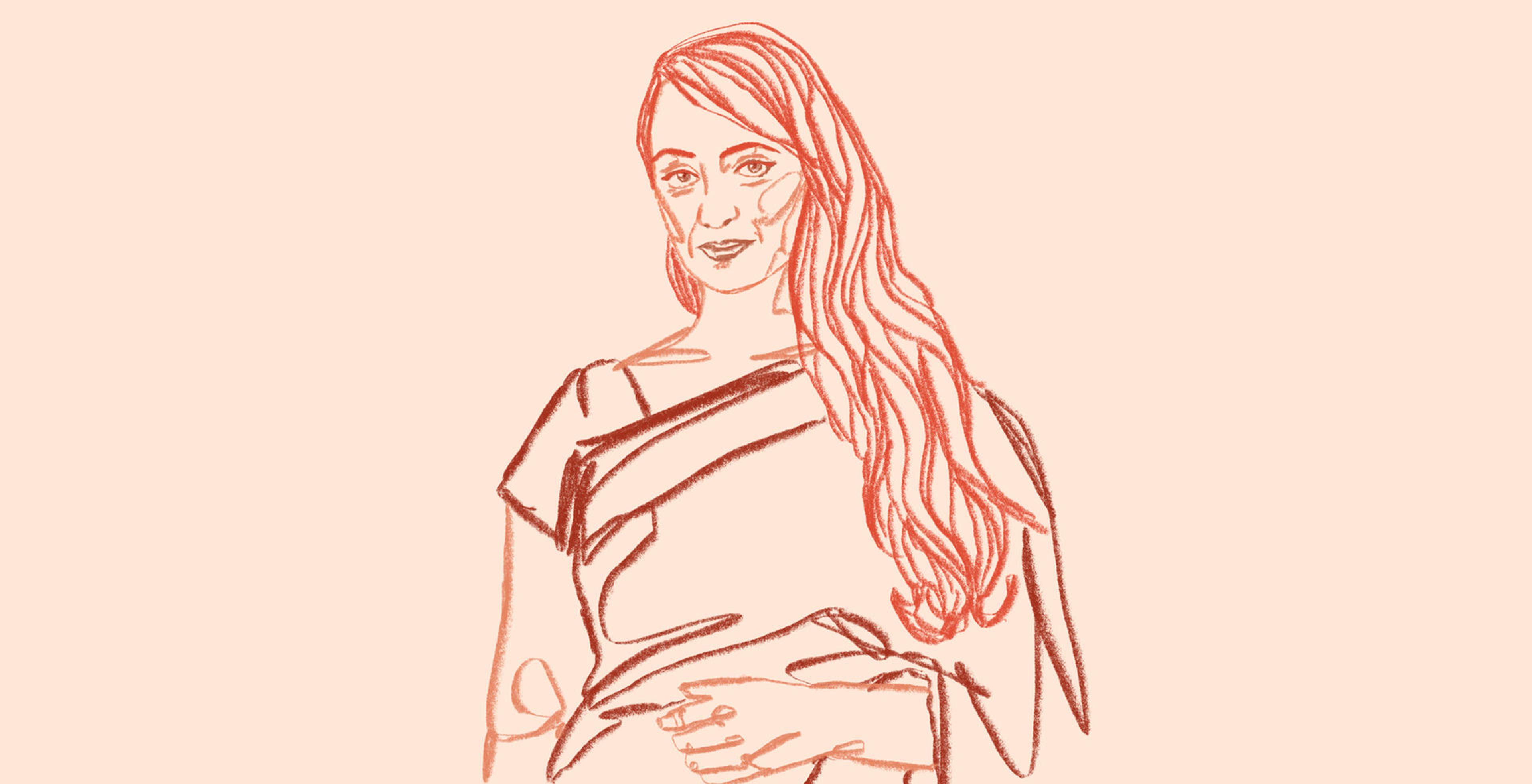 Illustrated portrait of Reena Esmail