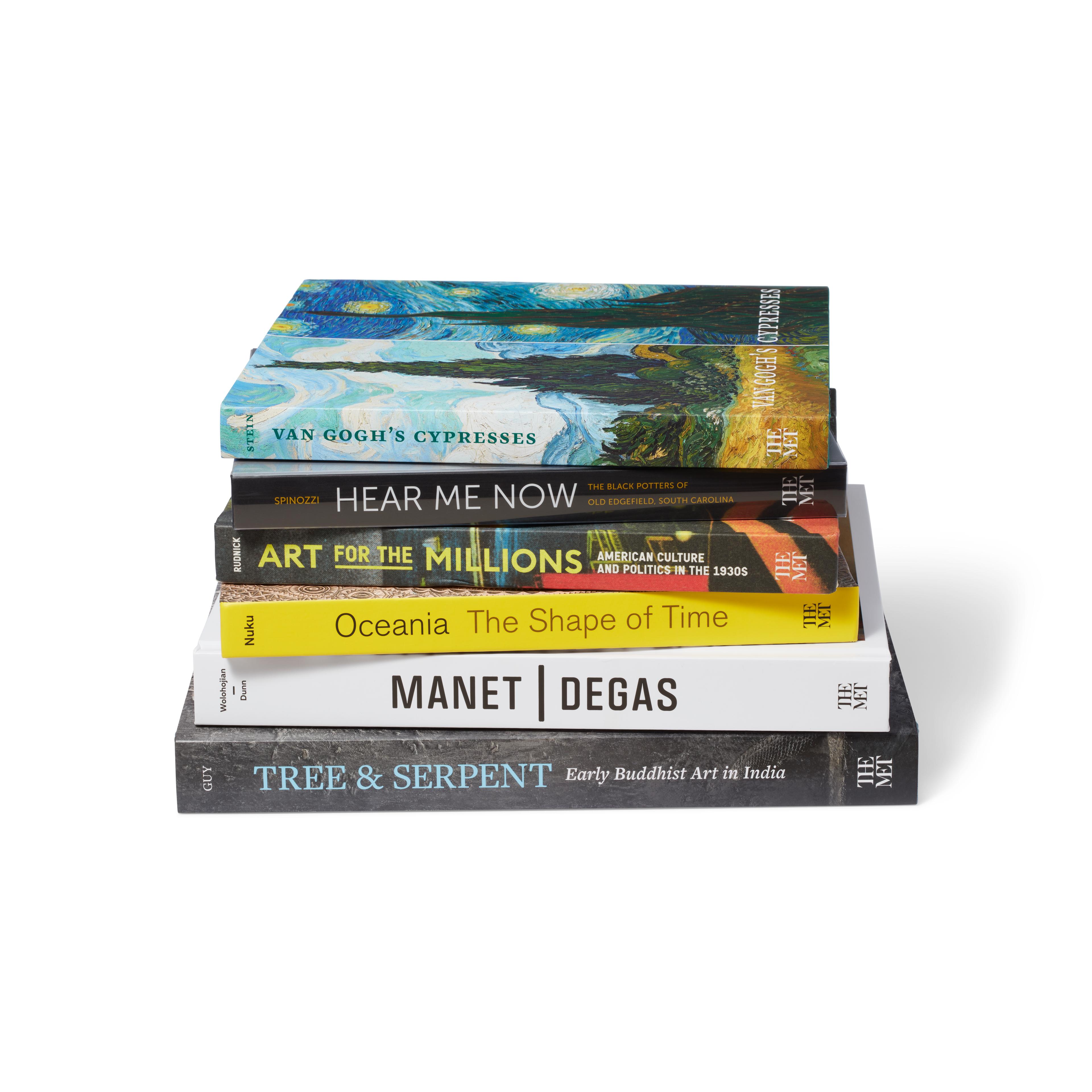 MetPublications stack of books