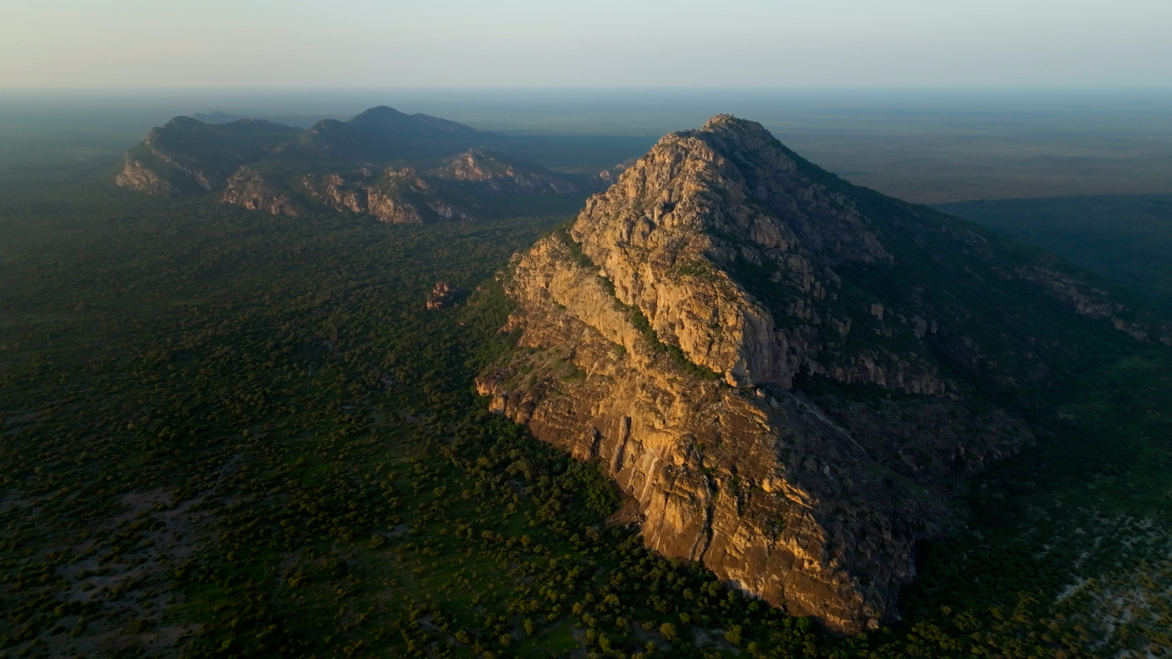 Aerial view of the Tsodilo Hills