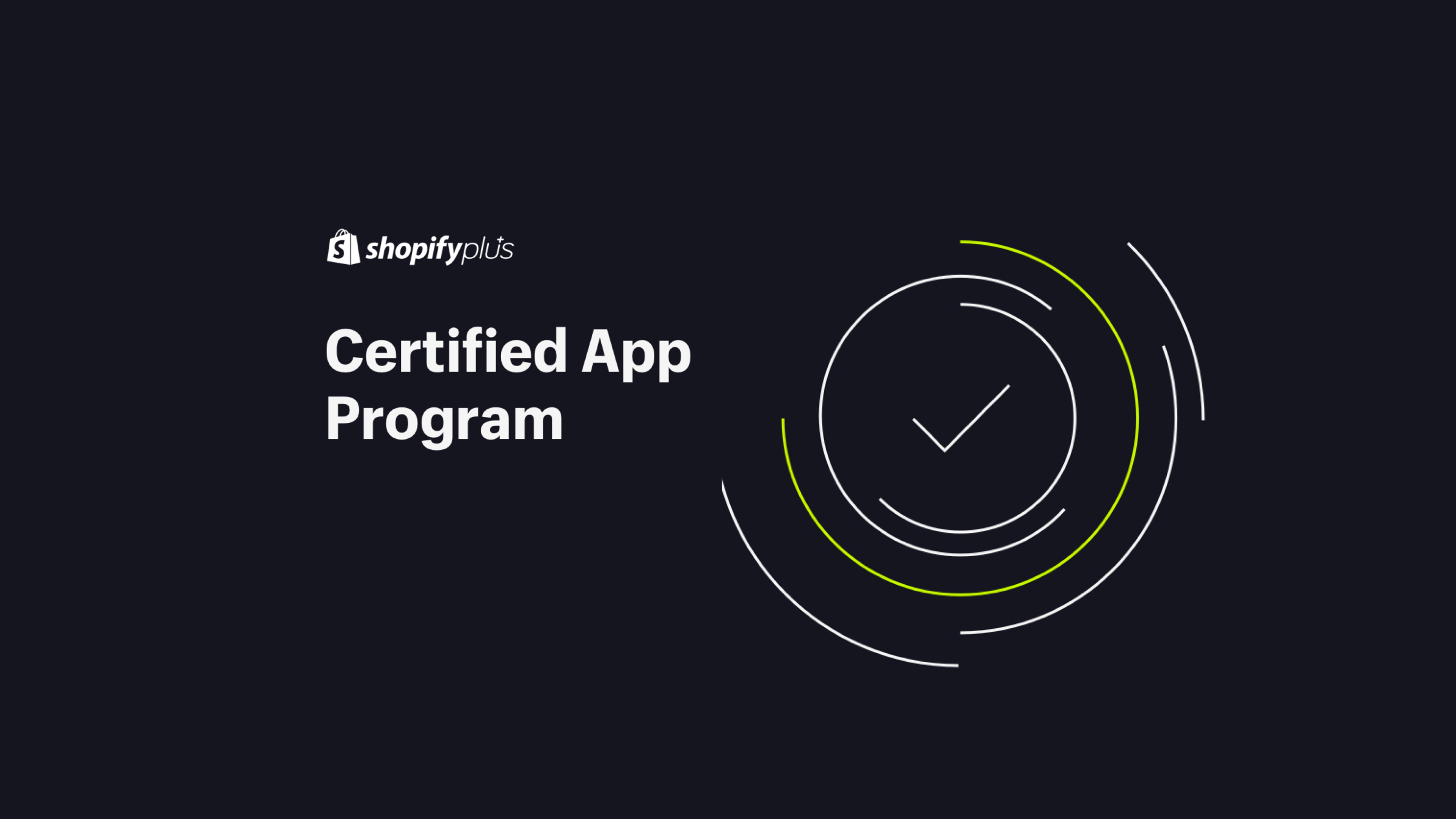 Shopify Plus Certified App Program
